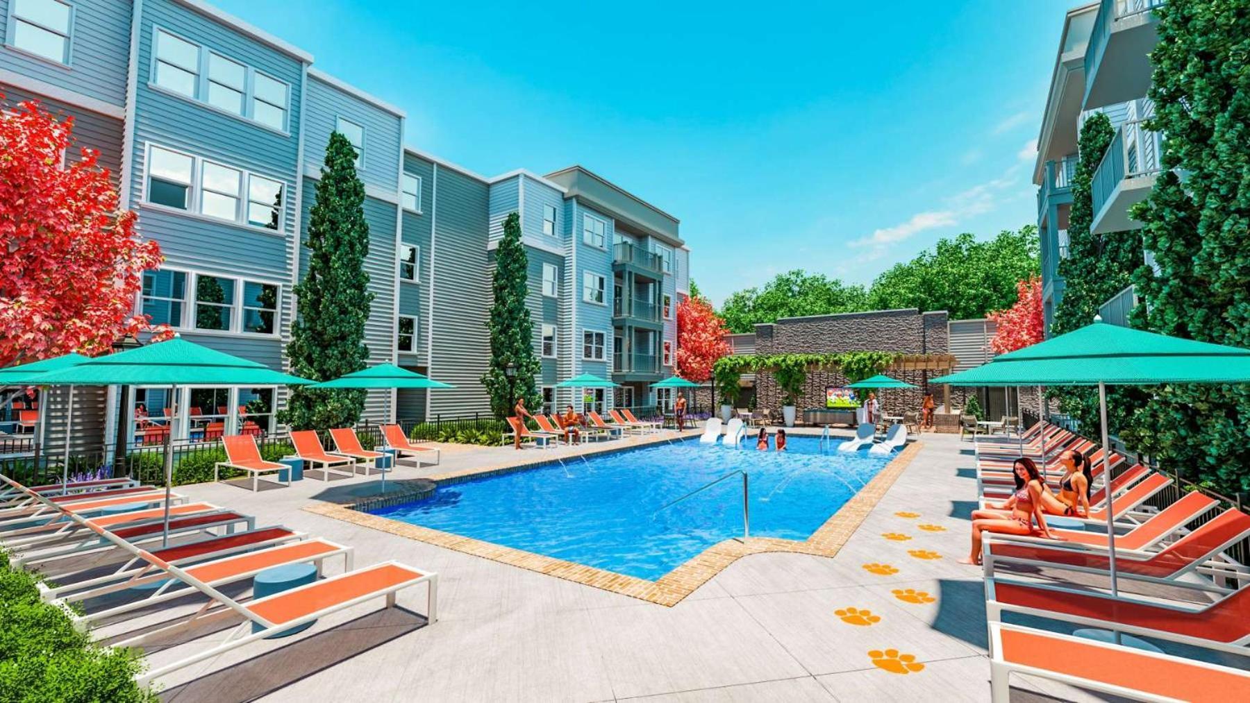 Апартаменты Near Cu And Minutes To Dt Gym Pool Hammock Клемсон Экстерьер фото